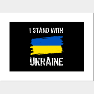 I stand with Ukraine Posters and Art